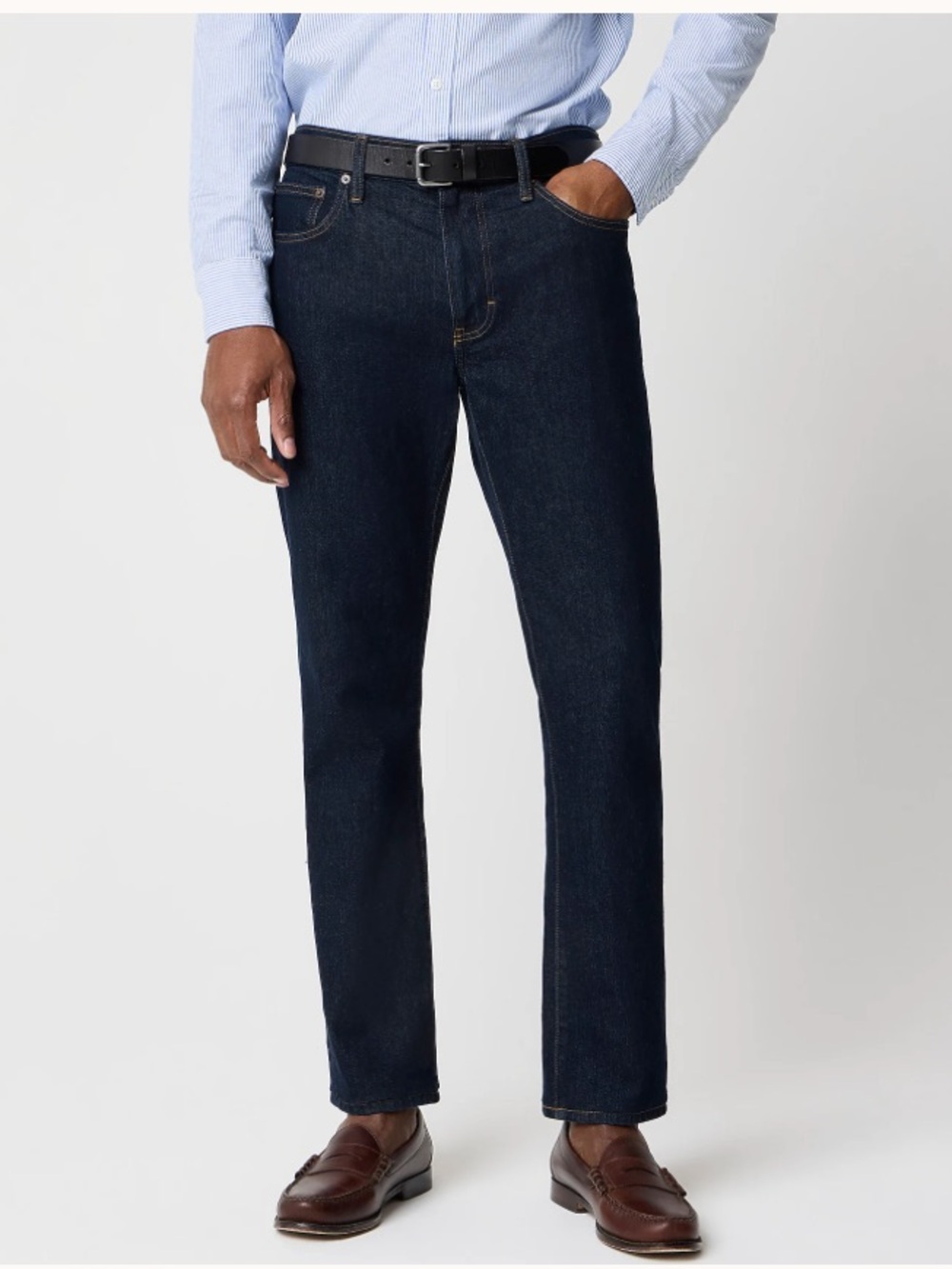 J. Crew Factory Straight-fit jean in signature flex - Rinse 33x32